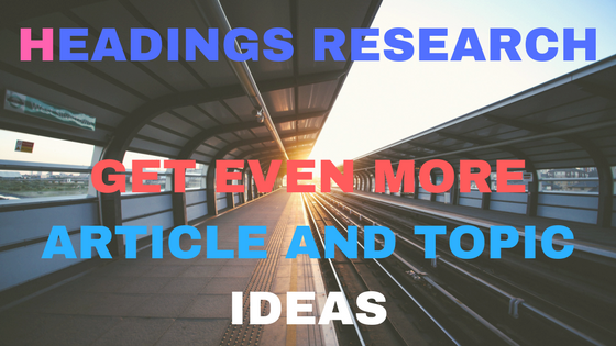 article topic ideas