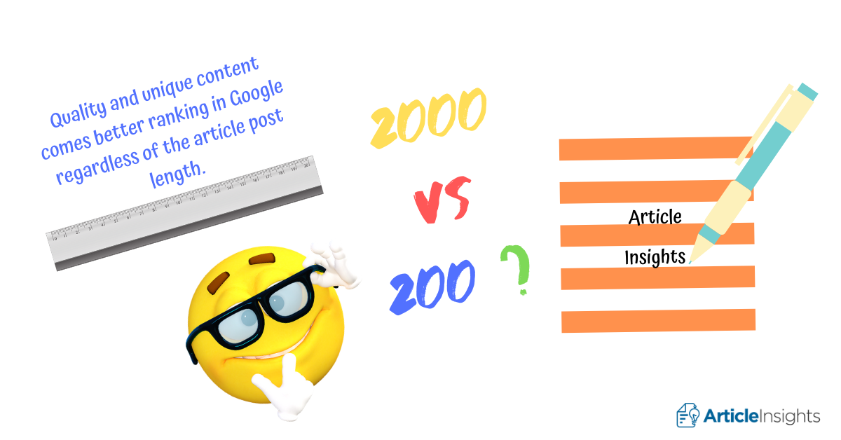 The Ideal Blog Post Length For Seo Content Article Insights The Ideal Blog Post Length For Seo Content Article Insights
